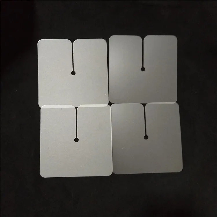 100pcs Heat Protector Shields for Hair Extension PVC Single Hole Spacer Separator Square Hairdressing Styling Hair Salon