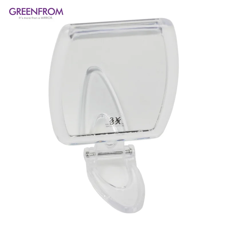 White Or Customized Design Blank Double Side Purse Pocket Compact Mirrors For Lady