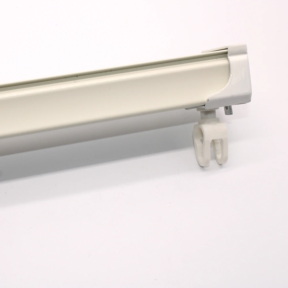 Manufacture Home Aluminum Curtain Track Rail Ceiling Curtain Track With Hook