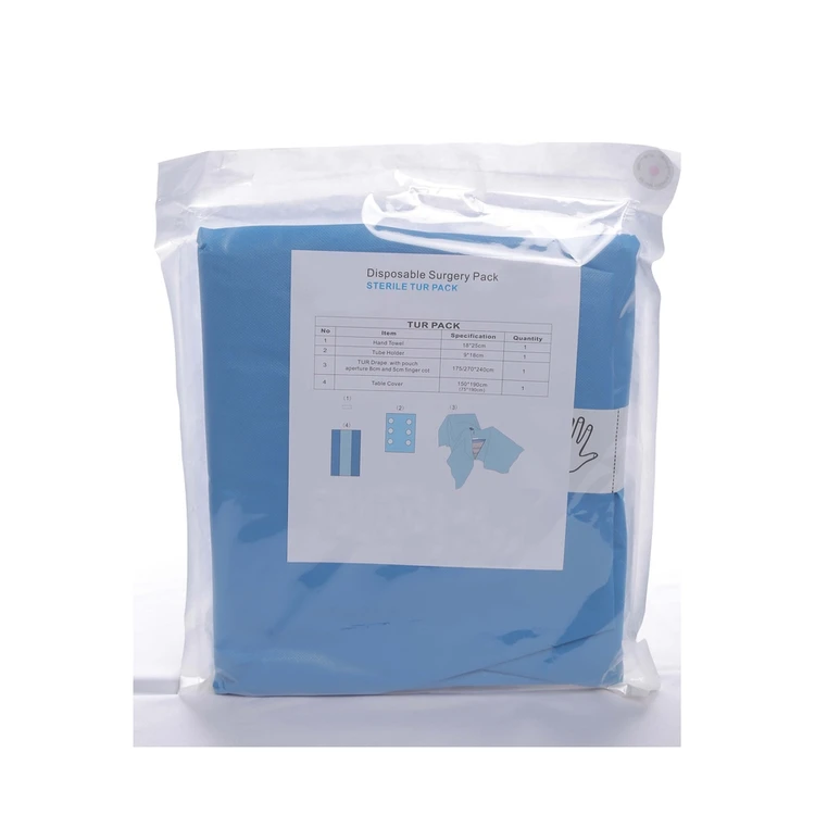 
Disposable Sterilized TUR Pack Surgical Cystoscopy Pack for Hospital Use 