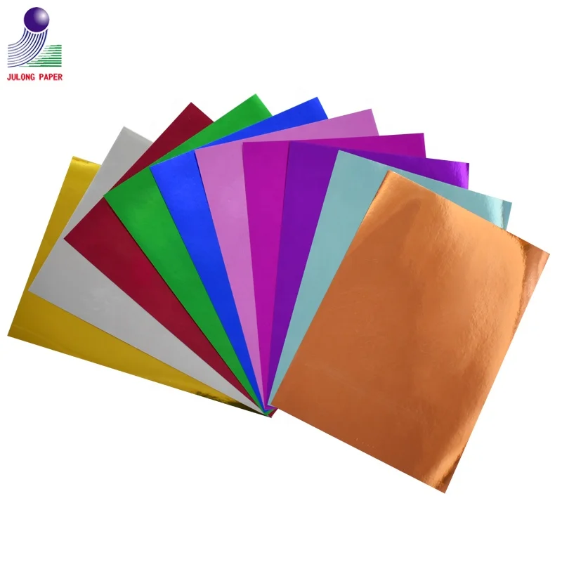 
250gsm Colour Metallized Paper Film Foil Paper for printing 