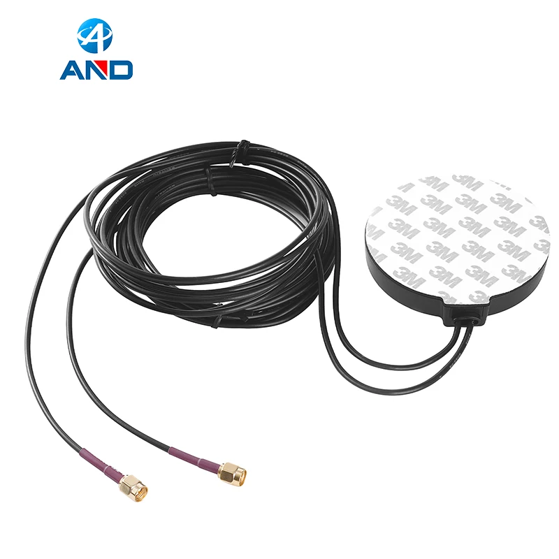 4G LTE Antenna Dual Band MIMO Magnetic Mount Dual SMA Male Antenna for Verizon AT&T T-Mobile Sprint 4G LTE Rout
