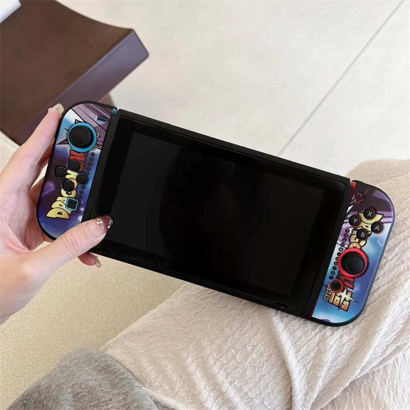 Soft Protective Case For Nintendo Switch Silicone TPU Cartoon Anime Dragon Balls Son Goku Cover For NS Controller Game Accessory