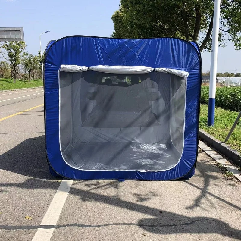 Outdoor Extended Car Rear Tailgate Tent Self-Driving Tour Portable Sun Shade Camping Tent Waterproof Rainfly Car Rear Tent