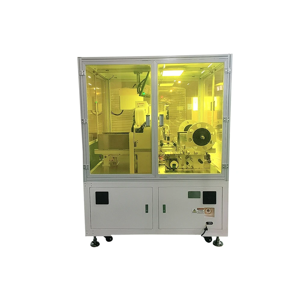 Manufacturer Well Made High Speed Double Head Film Laminating Machine For Electronic Component