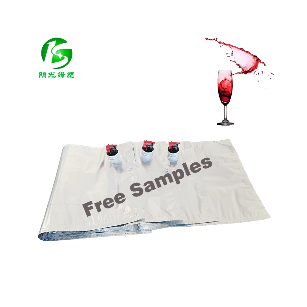 10L Customized logo BIB Bag in Box Aseptic Liquid Bag in Box for Coffee Drink Wine