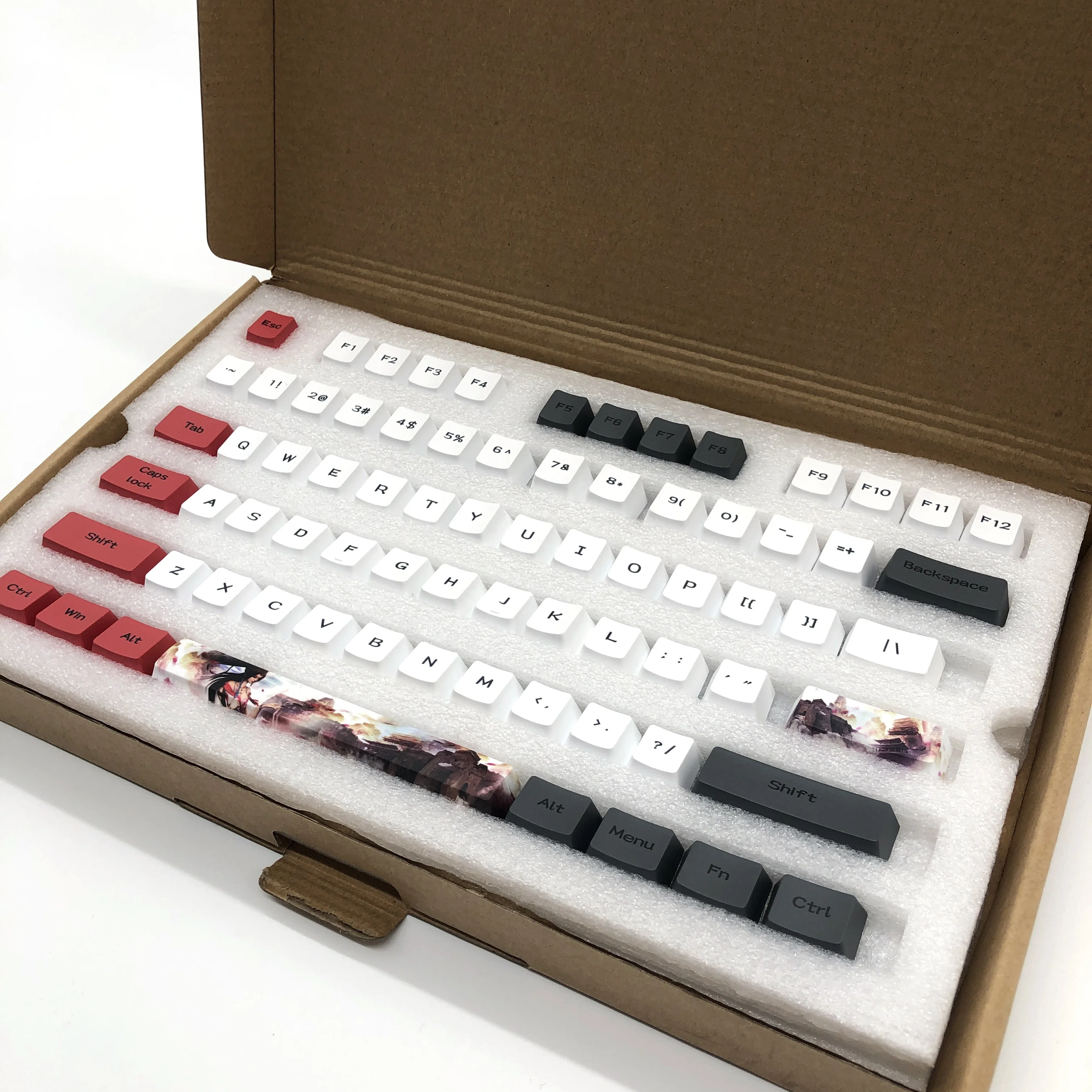 Колпачки для клавиш PBT Aritisan набор механических колпачков XDA OEM ABS Doubleshot
