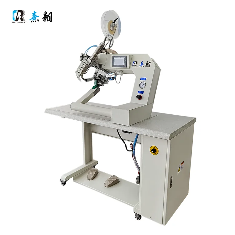 High Quality PLC Control Program Digital Screen Display Hot Air Tape Seaming Sealing Machine