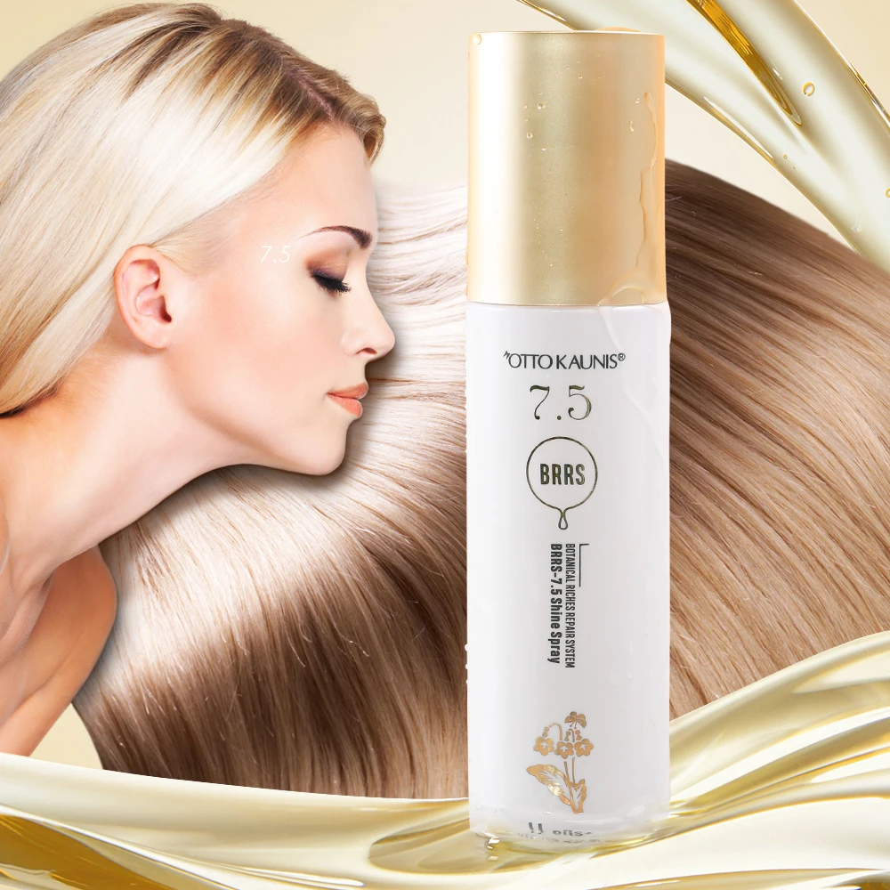 Brazilian Protein Silkening Holding Hair Spray Private Label Silk Spray Silkening Mist Heat Protectant Spray For Hair