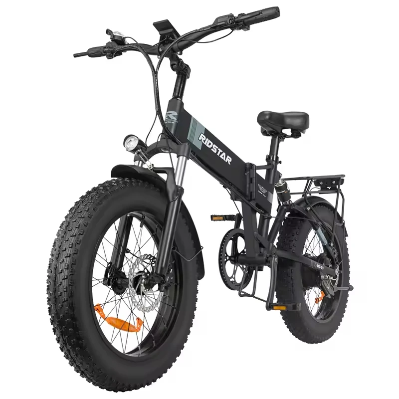 Ridstar H20 Li-ion Battery Road Bike Double Seat Folding Electric Mountain Bike