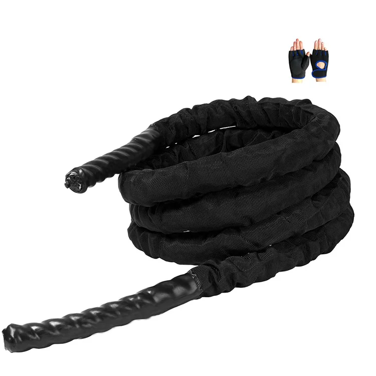 38mm*3m 100% Poly Dacron Heavy Battle Ropes for Strength Training Cardio CrossFit Exercise Rope