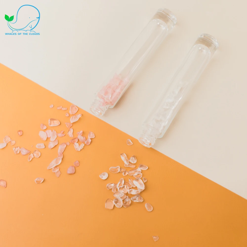 Superior Quality Slim Roll on  Glass Clear Quartz Facial Roller Roller Bottle Modern Natural Crystal Roll on Bottle