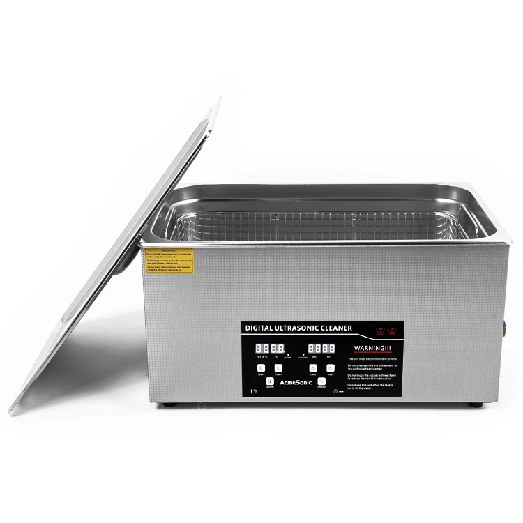 600 Power Tank 304 Stainless Steel 30L Industrial Ultrasonic Cleaner with Hot Water Cleaning Process