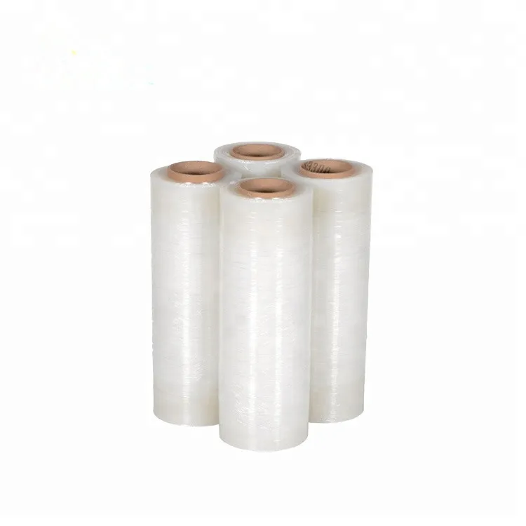 LLDPE pallet stretch film handle wrapping film 23 microns 500mm