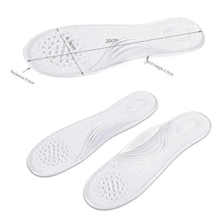 Insole Silicone Rubber Flat Inserts Correction Custom Design Logo Color Eva Multi-Sport Leather Sole Arch Support Thin Insoles