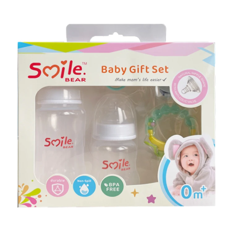 Hot Selling 2023 New Design PP Drinking Cup Baby Feeding Bottle Set