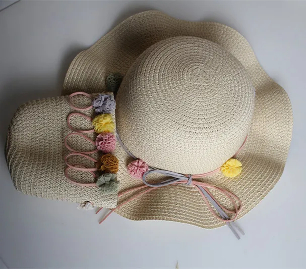 Wholesale cheap paper mini hats to decorate child straw hat and bag 3