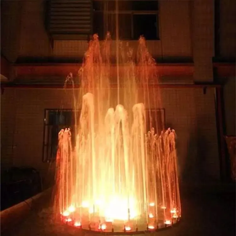 Garden Outdoor Indoor Mini Music Dancing Water Fountain With Led Lights