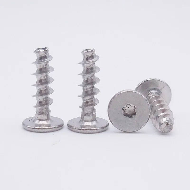m1.4 m1.6 m1.8 m2.0 m2.5 m3 m4 Flat head Torx T6 T8 T10 T15 T25 T30 stainless steel 304 316 self tapping screw for plastic