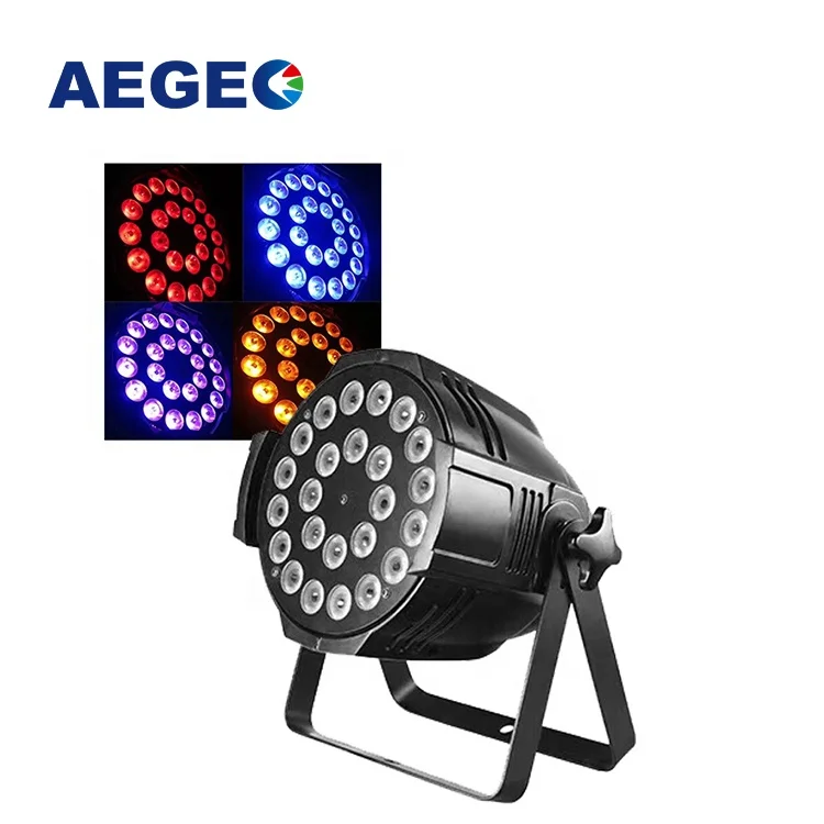 24x18 Вт par light 6 в 1 RGBWA УФ Внутренние светодиодные парные лампы par64