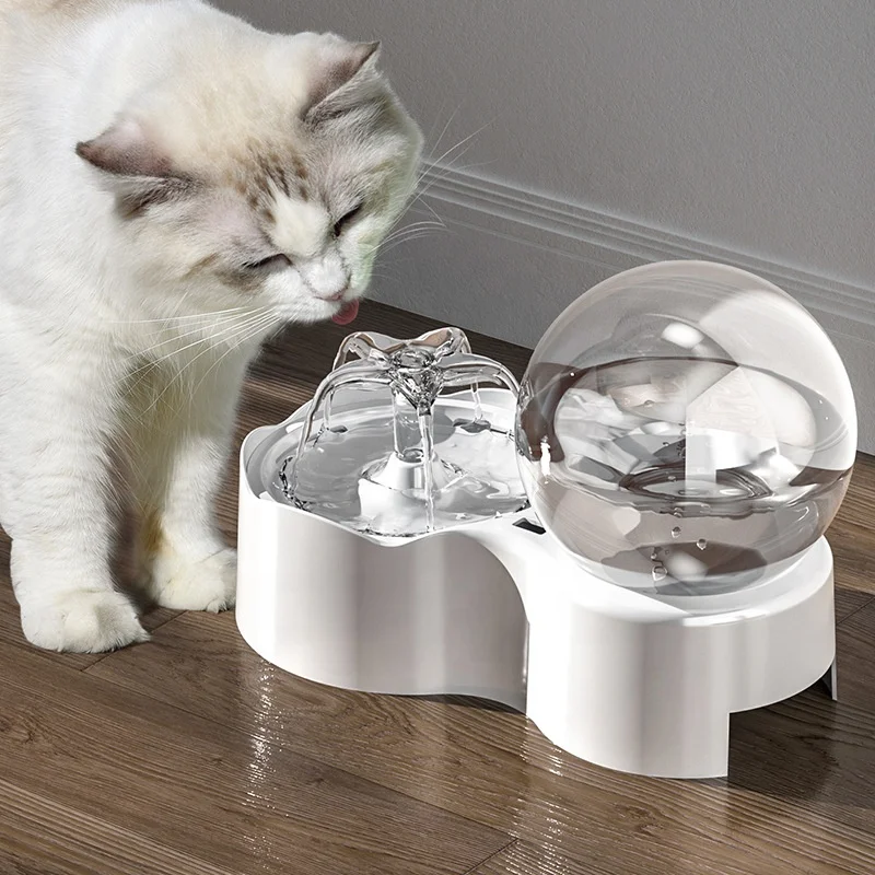 Smart Induction Self-Circulating Silent Pet Fountain Cat Dog Water Drinking Automatic Pet Water Dispenser Cat Drinking Fountain