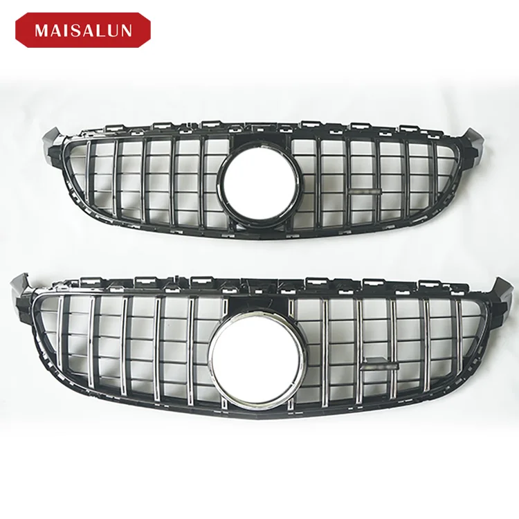 ABS AMG GT type grille for Mercedes Benz C class C200 C300 W205 C63 C63S car High quality 2015-2018