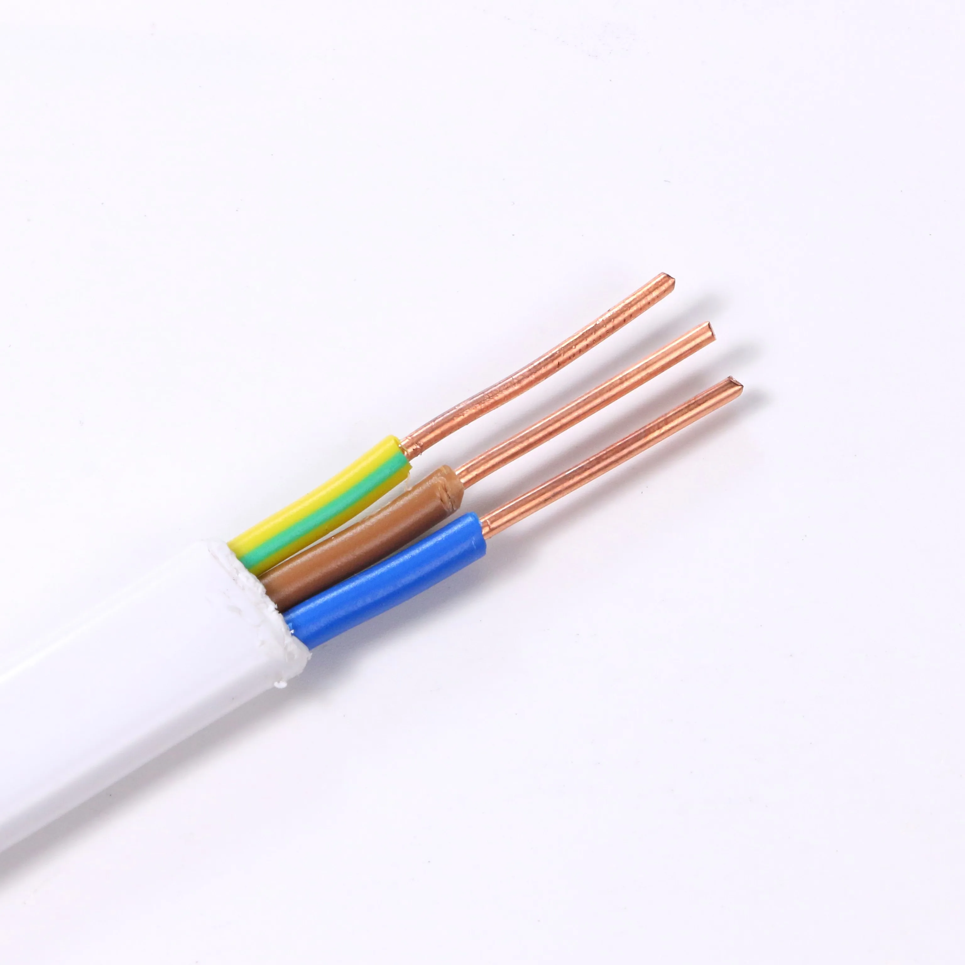 Bvvb 1.5mm 2.5mm 6mm pvc cable wire Flat Copper Cheap Price Pvc Insulation Cable 2.5mm electric cable house wire