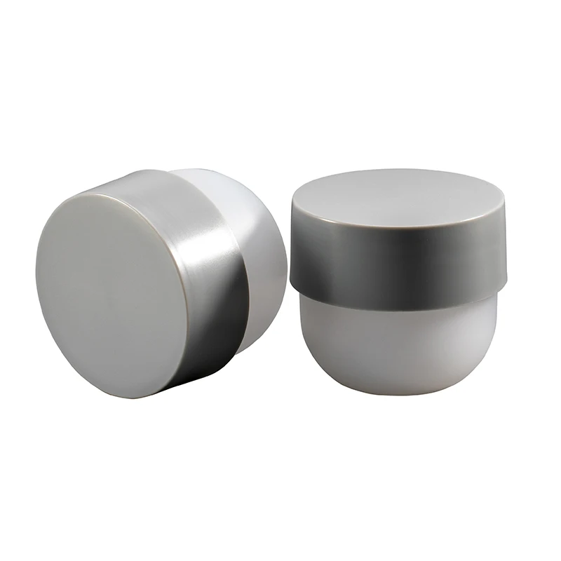 300g white body gray cover large capacity body milk scrub cosmetic packaging container empty plastic jar