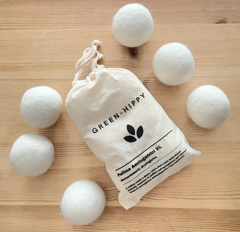 2024 Bestseller Organic Handmade 100% New Zealand Wool Dryer Laundry Balls in stock laundry Drying Balls for Washing Machine