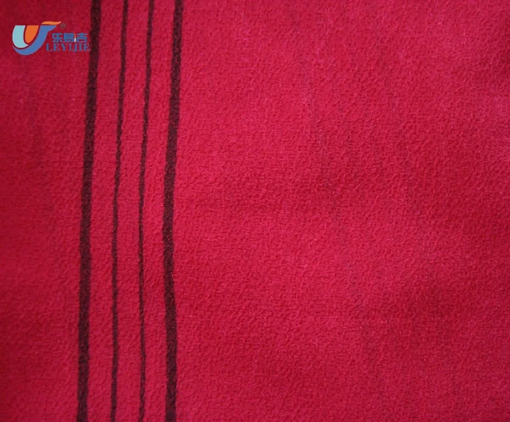 Самая дешевая ткань 100% полиэстер вискоза Вискоза текстиль марокканские банные перчатки Ткань