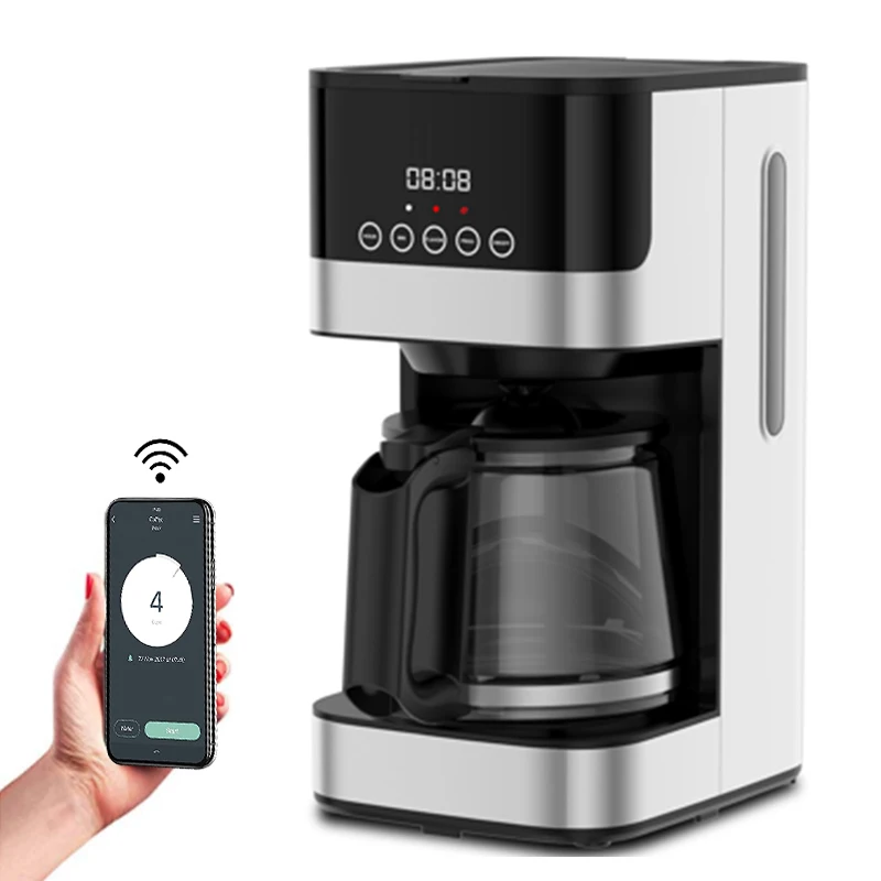 *Wifi coffee machine 12 cups wifi smart life programmable electric drip coffee maker machine Wifi coffee machine