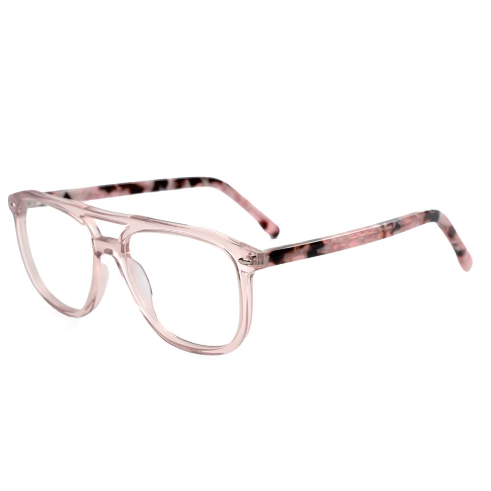 High Quality Unisex Optical Glasses Frames Unique Rectangle Design Acetate Plate Wholesale Eyeglasses