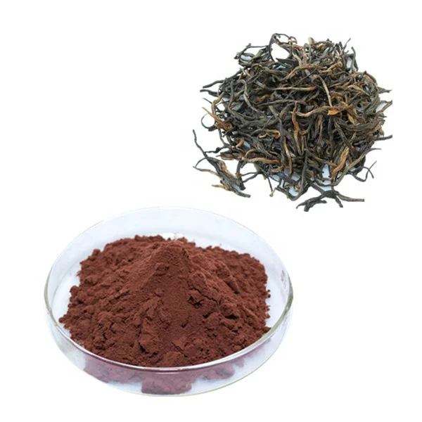 Высококачественный экстракт порошка черного чая theaflavin 10%, 20%, 40%