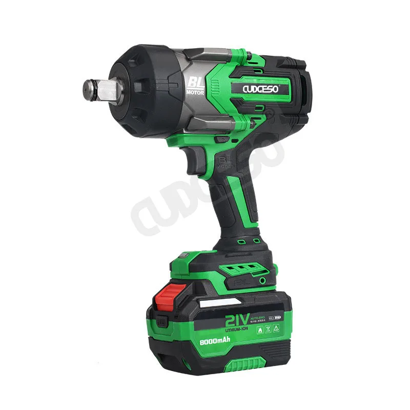 8000Ah Durable using Torque Controlled Electric Brushless Truck Impact Wrench 2100N.m