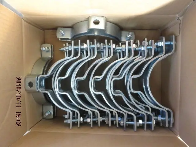 Heavy Duty Pipe Clamp Two Side Screw Hot selling Item