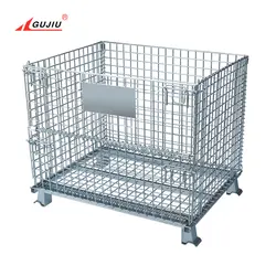 Stackable Manufacturers Wire Mesh Lid Storage Wheels Metal Baskets For Wine Bottles