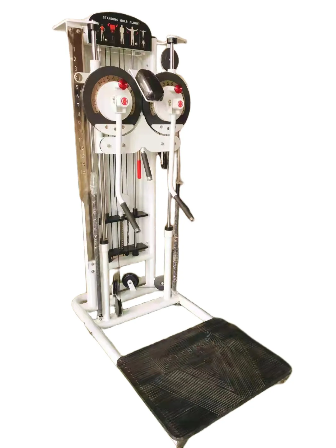 Strength Training Equipment Fitness Machine Pectoral Fly Multi Station Free Weights Lateral Raise Machine