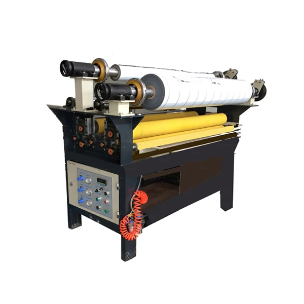 
PVC PE PU Anti Scratch Dust Rust Coating Laminating Laminate Machine for Stainless Steel Aluminum MDF Board Wood Metal 