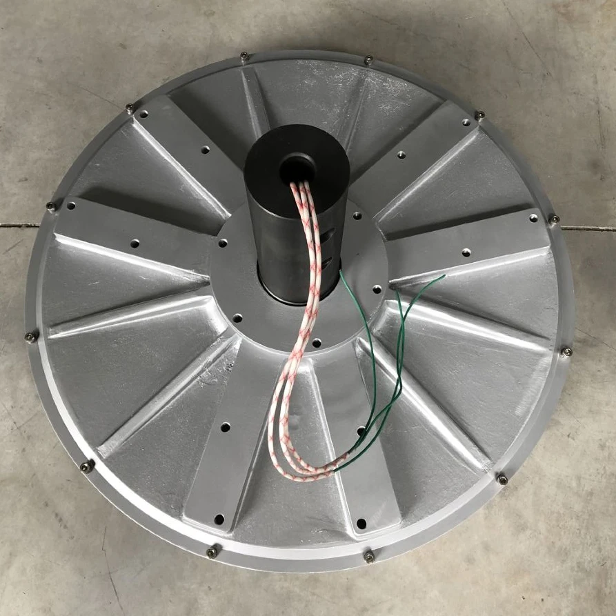 Low Noise 10kw 20kw 30kw Alternators Disc Coreless Permanent Magnet Low Torque for Wind Power