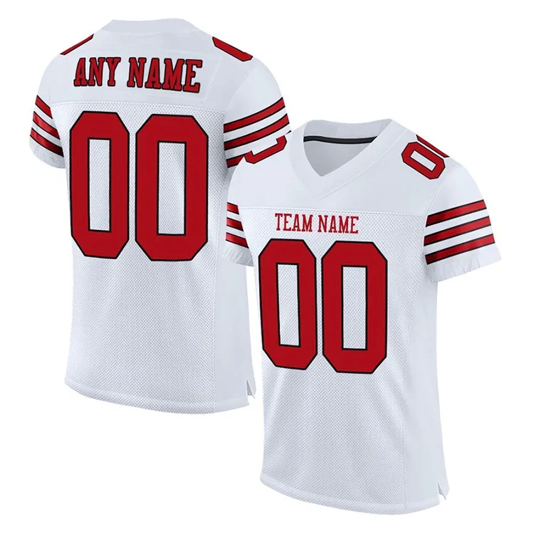 High Quality American Football Uniform Blank Plain Design Team College American Football Jersey