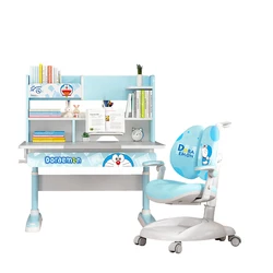 Skycity child drawing table children study table kids height adjustable writing desk With Bookshelf bedroom furniture sets