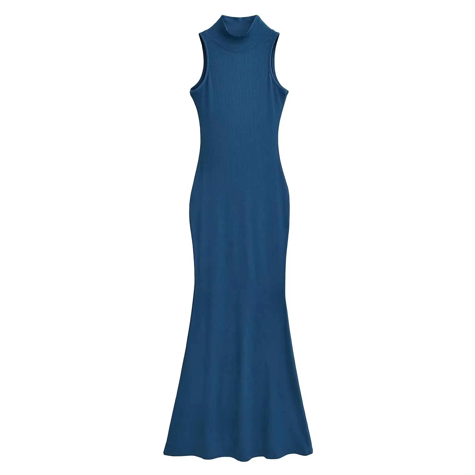 elegant casual Eshow dress dupe modal cotton ribbed white plain tank long maxi mermaid dress for woman summer 2024 new products