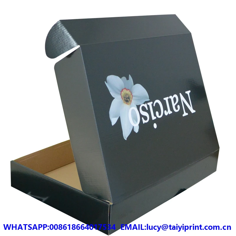 
Custom printed t-shirt jumbo kraft easy-fold box mailers 