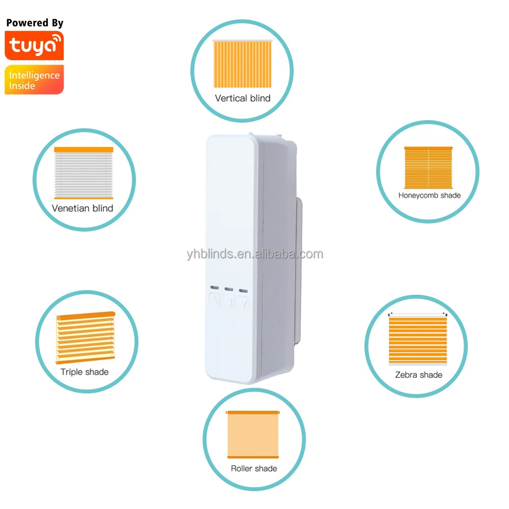 Smart Home Roller Blinds Motor For Zebra Curtain Electric Home  Domotica Automate WiFi Mobile Voice Assistants Control
