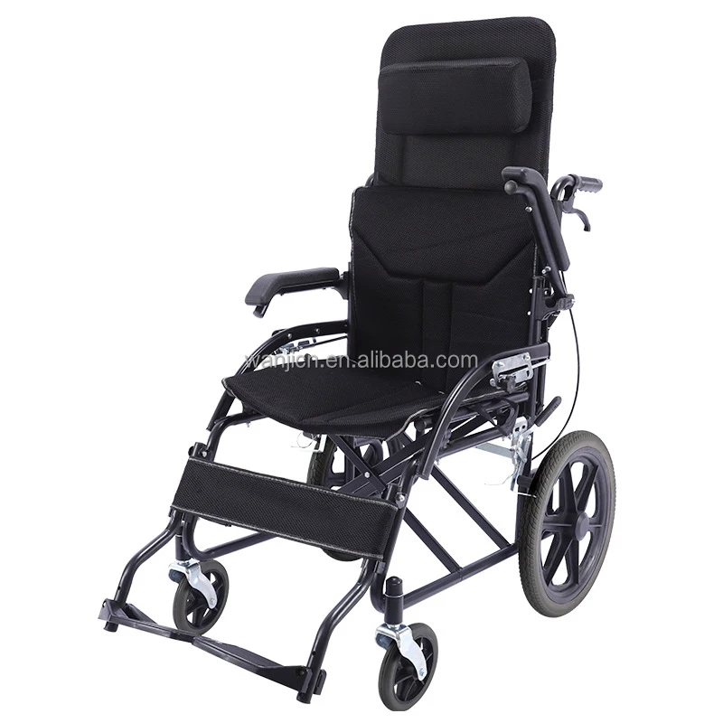 China Manufacturers Custom Manual Semi-recumbent Adjustable All Terrain Wheelchair