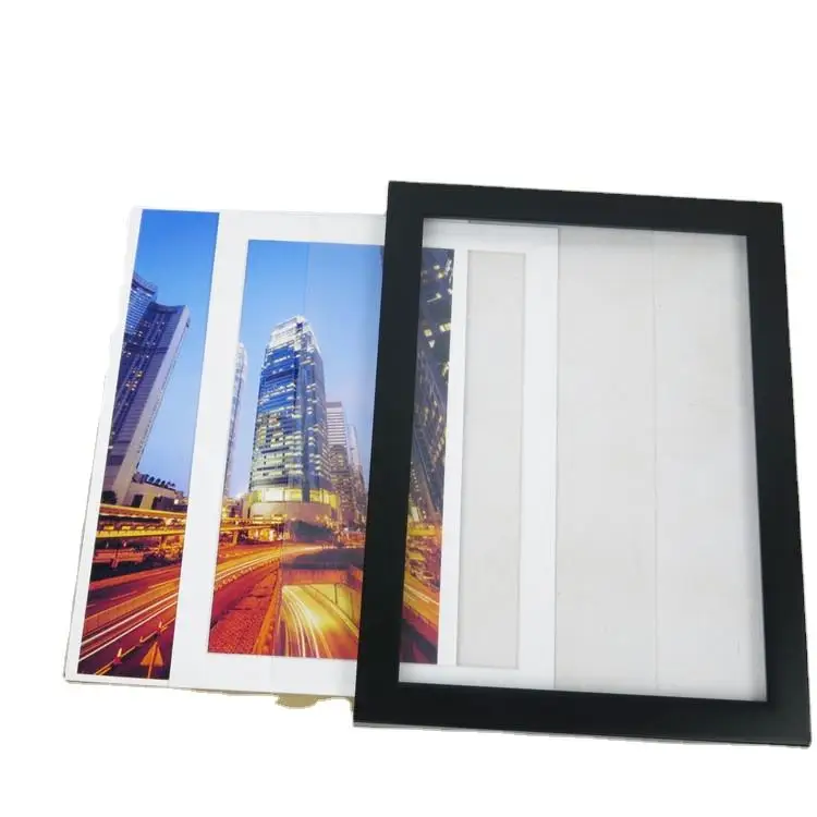 Customized size wood 8.5 x 11 11 x 14 plastic picture photo frame for wall MDF Photo Frame