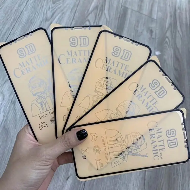 v21e cell phone screen protector ceramic film full glue ceramic glass for vivo v21e matte ceamic glass