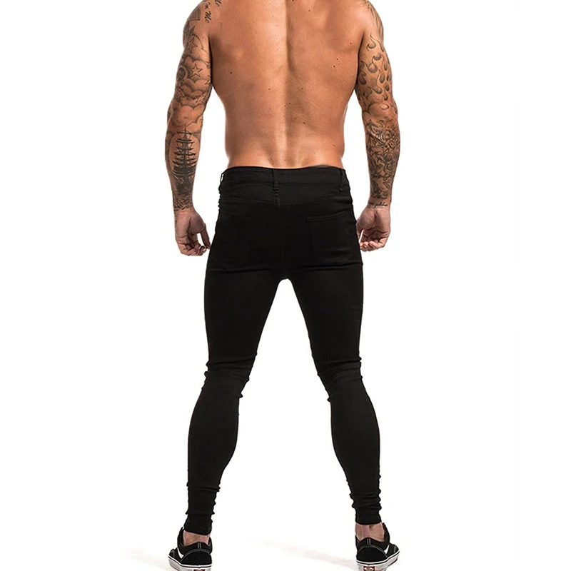 XJYD Mens Stretchy Skinny Jeans Men Slim Fit Spandex Denim Pants Elastic Jeans Trousers