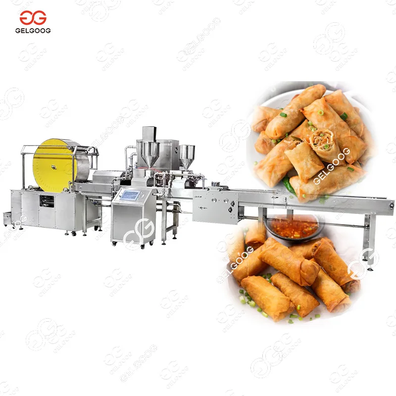 Hot Sale Stainless Steel Automatic Spring Roll Making Egg Vietnamese Forming Line in