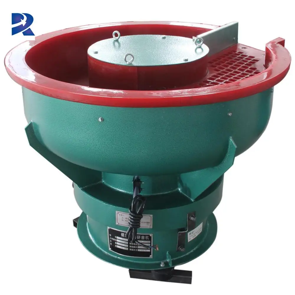 zinc alloy polisher finisher round vibration rotary tumbler brass polishing machine 135l